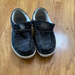 Hey Dude Kids Moccasins in Black and White